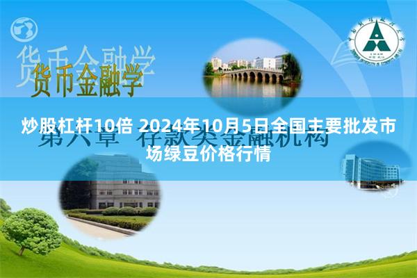 炒股杠杆10倍 2024年10月5日全国主要批发市场绿豆价格行情